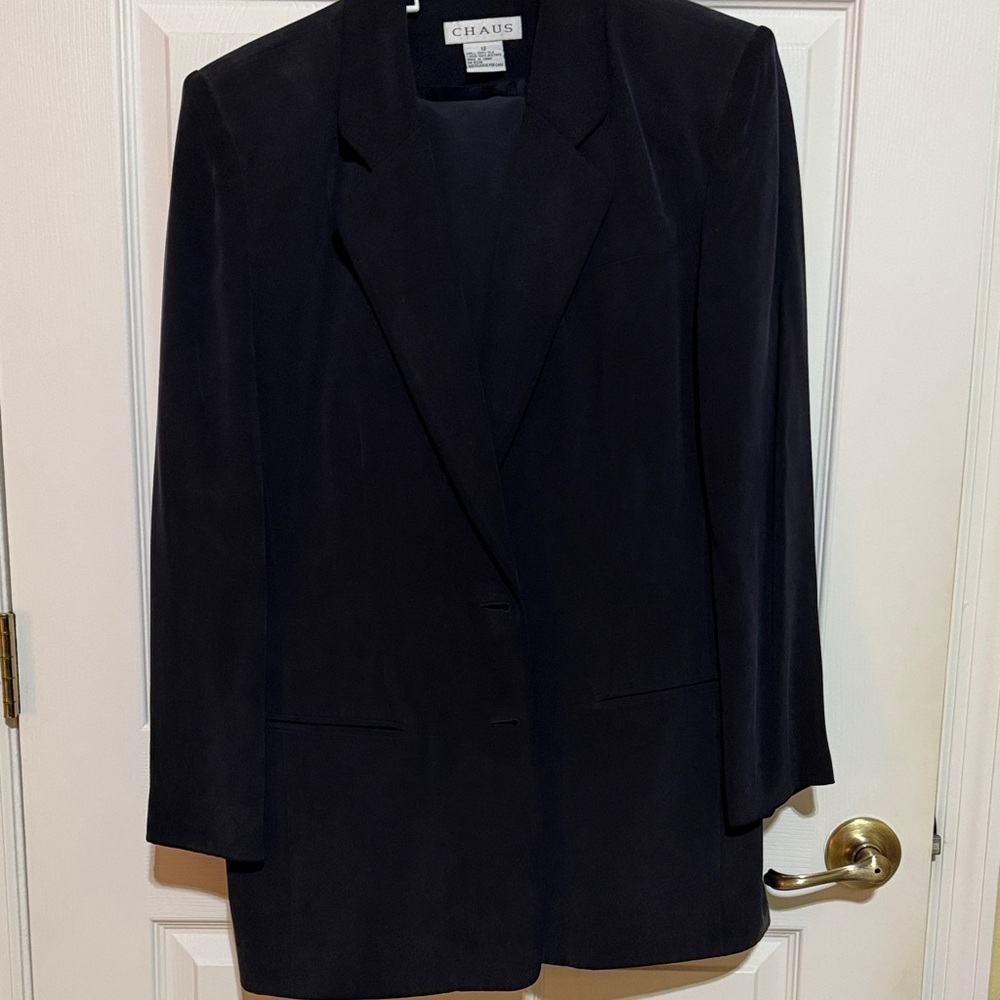 Chaus Women's Classic Navy Pantsuit